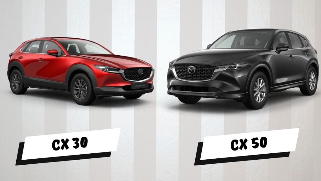 Mazda CX 30 vs CX 5