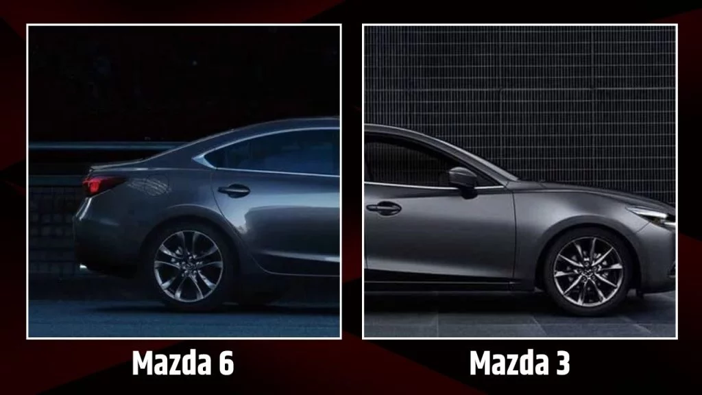 mazda 3 vs mazda 6 size
