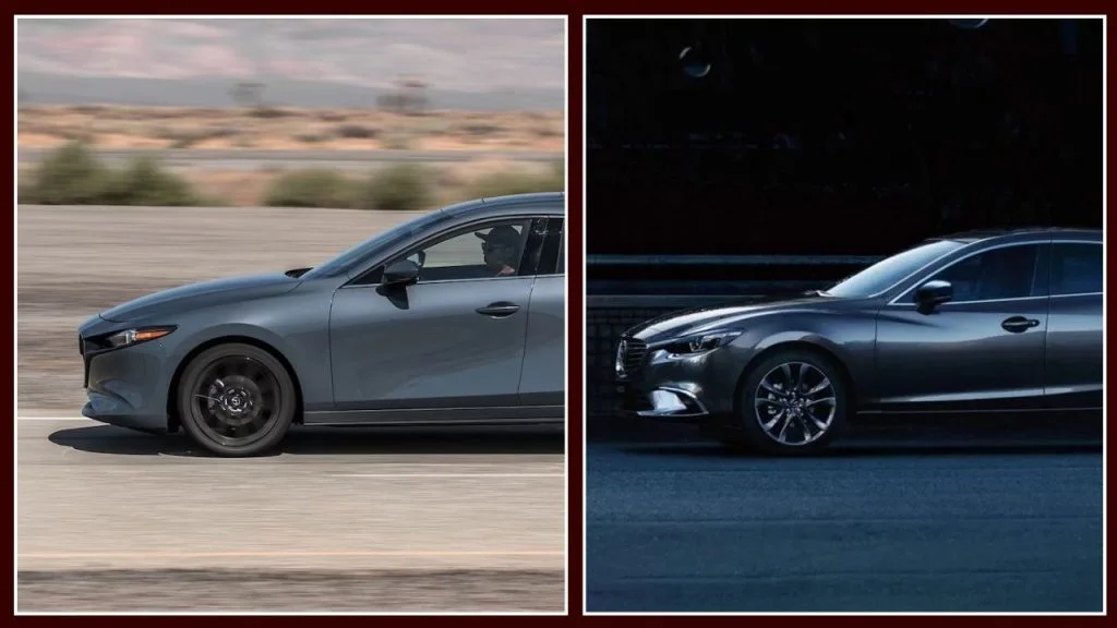 Dimensions Comparison: mazda 3 vs mazda 6