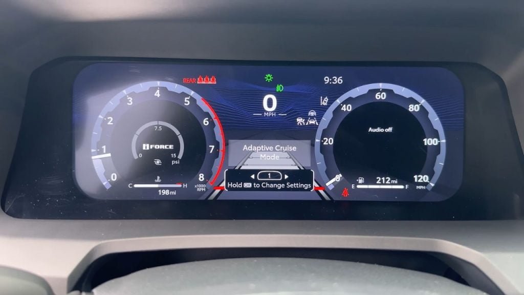 2024 tacoma digital screen