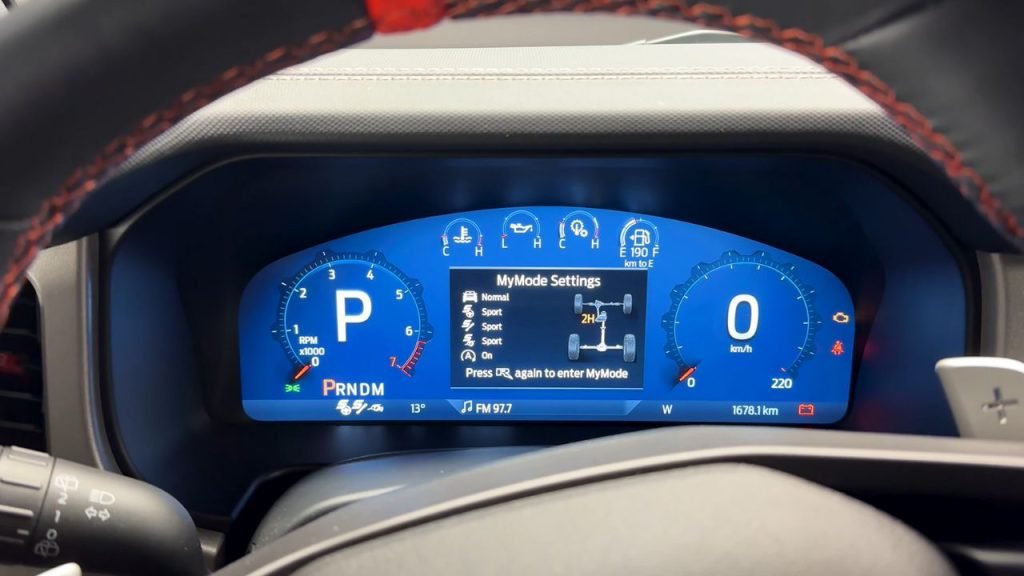 2024 ford bronco interior photos speedometer