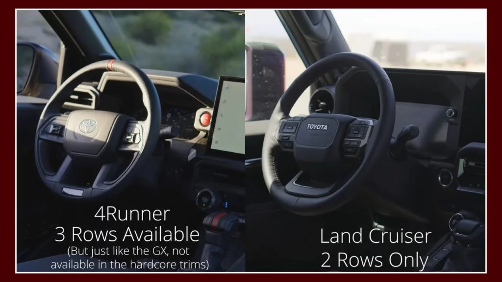 4Runner vs. Land Cruiser