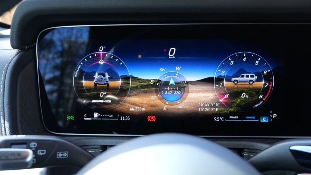 2025 mercedes-benz g-class interior speedometer