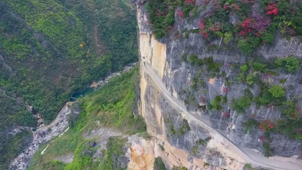 6. Tianmen Mountain Road, China