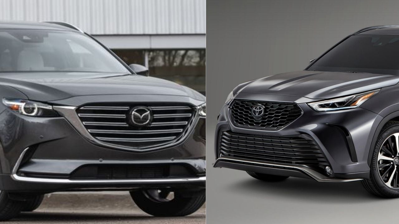 Mazda CX 9 vs Toyota Highlander - 2024 Top SUV Comparison