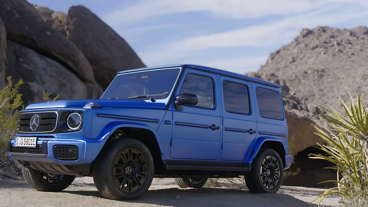 G580 EQ - First Ever Electric Mercedes-Benz G-Class Rolls into the Scene