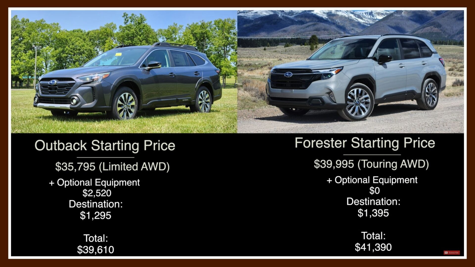 2025 Subaru Forester vs. Outback Which Should You Buy?