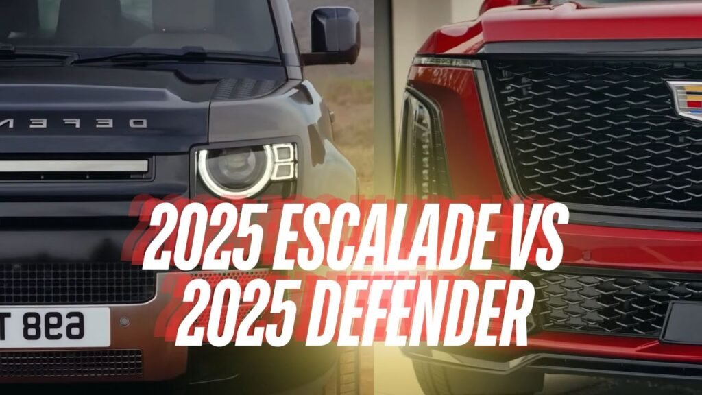 2025 Cadillac Escalade vs 2025 Range Rover Defender - Comprehensive Comparison